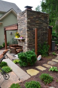 Pavers by the pool and patio