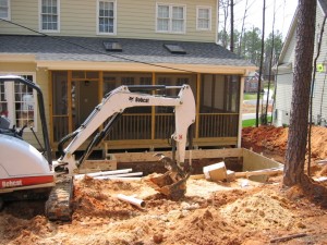 Raleigh patio construction